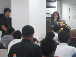 กล่าวต้อนรับโดยผู้บริหาร ธนาคารออมสินภาค1